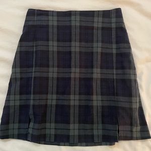 John Galt/Brandy Melville plaid skirt